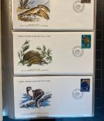 MOTIV TIER WWF Sammlung mit über 140 FDC Ersttagsbriefe im Binder