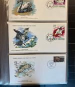 MOTIV TIER WWF Sammlung mit über 140 FDC Ersttagsbriefe im Binder