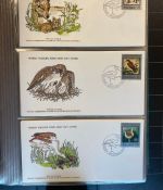 MOTIV TIER WWF Sammlung mit über 140 FDC Ersttagsbriefe im Binder