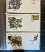MOTIV TIER WWF Sammlung mit über 140 FDC Ersttagsbriefe im Binder