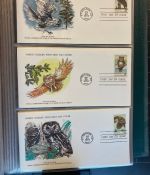 MOTIV TIER WWF Sammlung mit über 140 FDC Ersttagsbriefe im Binder