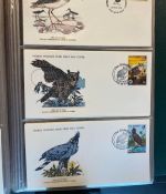 MOTIV TIER WWF Sammlung mit über 140 FDC Ersttagsbriefe im Binder