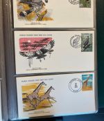 MOTIV TIER WWF Sammlung mit über 140 FDC Ersttagsbriefe im Binder