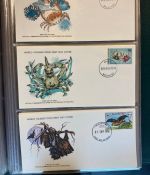 MOTIV TIER WWF Sammlung mit über 140 FDC Ersttagsbriefe im Binder