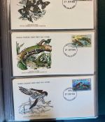 MOTIV TIER WWF Sammlung mit über 140 FDC Ersttagsbriefe im Binder