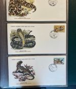 MOTIV TIER WWF Sammlung mit über 140 FDC Ersttagsbriefe im Binder