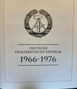 DDR Sammlung postfrisch - 1966-1990 komplett in 2 Sieger Vordruckalbum