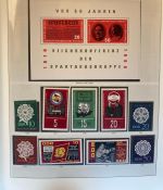 DDR Sammlung postfrisch - 1966-1990 komplett in 2 Sieger Vordruckalbum