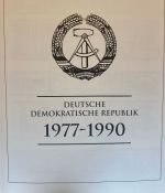 DDR Sammlung postfrisch - 1966-1990 komplett in 2 Sieger Vordruckalbum
