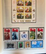 DDR Sammlung postfrisch - 1966-1990 komplett in 2 Sieger Vordruckalbum