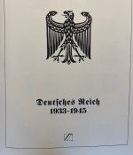 DEUTSCHES REICH 1933-1945 Sammlung gestempelt in Sieger Vordruckalbum