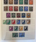 DEUTSCHES REICH 1933-1945 Sammlung gestempelt in Sieger Vordruckalbum