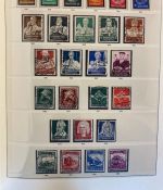 DEUTSCHES REICH 1933-1945 Sammlung gestempelt in Sieger Vordruckalbum