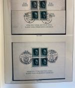 DEUTSCHES REICH 1933-1945 Sammlung gestempelt in Sieger Vordruckalbum