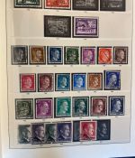 DEUTSCHES REICH 1933-1945 Sammlung gestempelt in Sieger Vordruckalbum