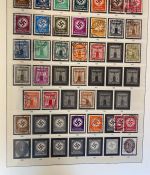 DEUTSCHES REICH 1933-1945 Sammlung gestempelt in Sieger Vordruckalbum