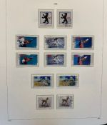 BERLIN Sammlung 1985-1990 postfrisch & gestempelt auf Kabe Bi-Collect Vordruck