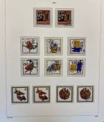 BERLIN Sammlung 1985-1990 postfrisch & gestempelt auf Kabe Bi-Collect Vordruck