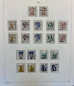BERLIN Sammlung 1985-1990 postfrisch & gestempelt auf Kabe Bi-Collect Vordruck