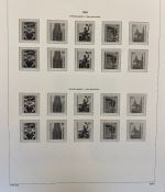 BERLIN Sammlung 1985-1990 postfrisch & gestempelt auf Kabe Bi-Collect Vordruck