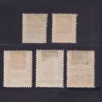 Niederländisch-Indien 1928 MiNr. 161-165 ungebraucht - Flugpostmarken