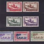Elfenbeinküste 1942 MiNr. 190-197 postfrisch - Flugpostmarken