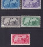 Italienisch-Tripolitanien 1931 - MiNr. 158-162 postfrisch - Flugpost - Ackerbau