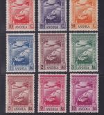 Angola 1938 - Nr. 284-292 postfrisch - Flugpost Portugiesisches Kolonialreich