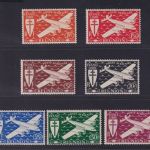 Reunion | Réunion 1944 MiNr. 285-291 postfrisch - Flugpostmarke RF