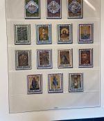 VATIKAN 1969-1995 postfrische Sammlung Lindner Vordruck in 2 Ringbindern