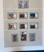 VATIKAN 1969-1995 postfrische Sammlung Lindner Vordruck in 2 Ringbindern