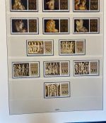 VATIKAN 1969-1995 postfrische Sammlung Lindner Vordruck in 2 Ringbindern
