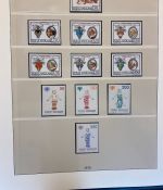 VATIKAN 1969-1995 postfrische Sammlung Lindner Vordruck in 2 Ringbindern
