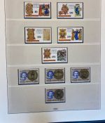 VATIKAN 1969-1995 postfrische Sammlung Lindner Vordruck in 2 Ringbindern