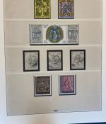 VATIKAN 1969-1995 postfrische Sammlung Lindner Vordruck in 2 Ringbindern