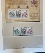 VATIKAN 1969-1995 postfrische Sammlung Lindner Vordruck in 2 Ringbindern