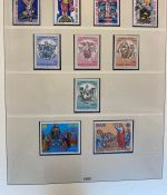 VATIKAN 1969-1995 postfrische Sammlung Lindner Vordruck in 2 Ringbindern