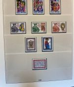 VATIKAN 1969-1995 postfrische Sammlung Lindner Vordruck in 2 Ringbindern