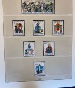 VATIKAN 1969-1995 postfrische Sammlung Lindner Vordruck in 2 Ringbindern