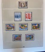 VATIKAN 1969-1995 postfrische Sammlung Lindner Vordruck in 2 Ringbindern