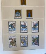 VATIKAN 1969-1995 postfrische Sammlung Lindner Vordruck in 2 Ringbindern
