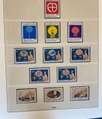 VATIKAN 1969-1995 postfrische Sammlung Lindner Vordruck in 2 Ringbindern
