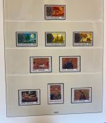 VATIKAN 1969-1995 postfrische Sammlung Lindner Vordruck in 2 Ringbindern