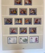 VATIKAN 1969-1995 postfrische Sammlung Lindner Vordruck in 2 Ringbindern