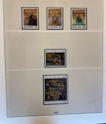 VATIKAN 1969-1995 postfrische Sammlung Lindner Vordruck in 2 Ringbindern
