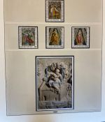 VATIKAN 1969-1995 postfrische Sammlung Lindner Vordruck in 2 Ringbindern