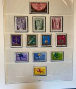 LIECHTENSTEIN Sammlung 1969-1995 postfrisch - in 2 Lindner Ringbindern mit Kassette