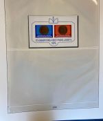 LIECHTENSTEIN Sammlung 1969-1995 postfrisch - in 2 Lindner Ringbindern mit Kassette