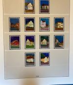 LIECHTENSTEIN Sammlung 1969-1995 postfrisch - in 2 Lindner Ringbindern mit Kassette