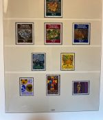 LIECHTENSTEIN Sammlung 1969-1995 postfrisch - in 2 Lindner Ringbindern mit Kassette